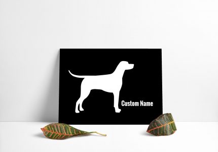 Dalmatian Silhouette Dog Print